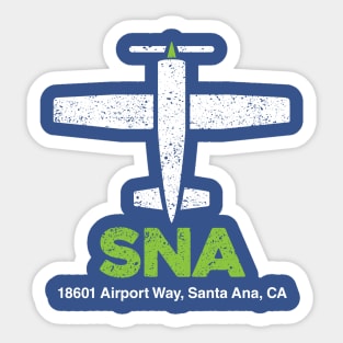 Santa Ana, Orange County Airport Sticker